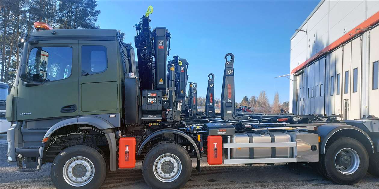 Hiab wins giant military order Crane & Transport Briefing