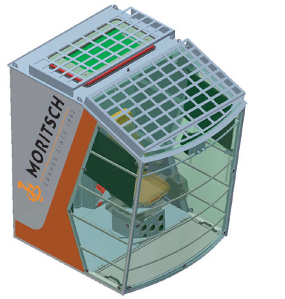 New cabin design for the Moritsch RTL 195 luffing jib tower crane