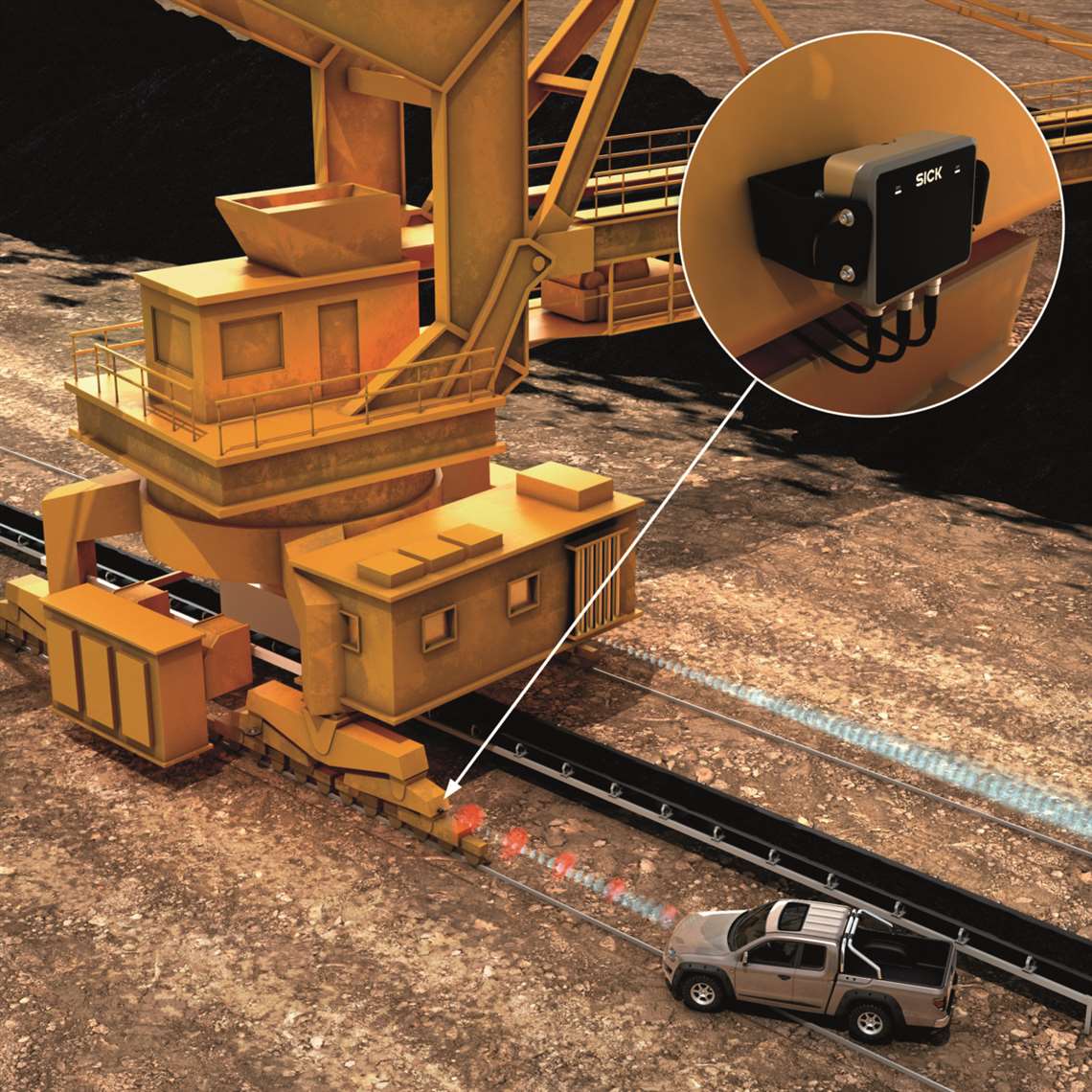 Sick’s new anti-collision sensor  is designed for busy ports. 