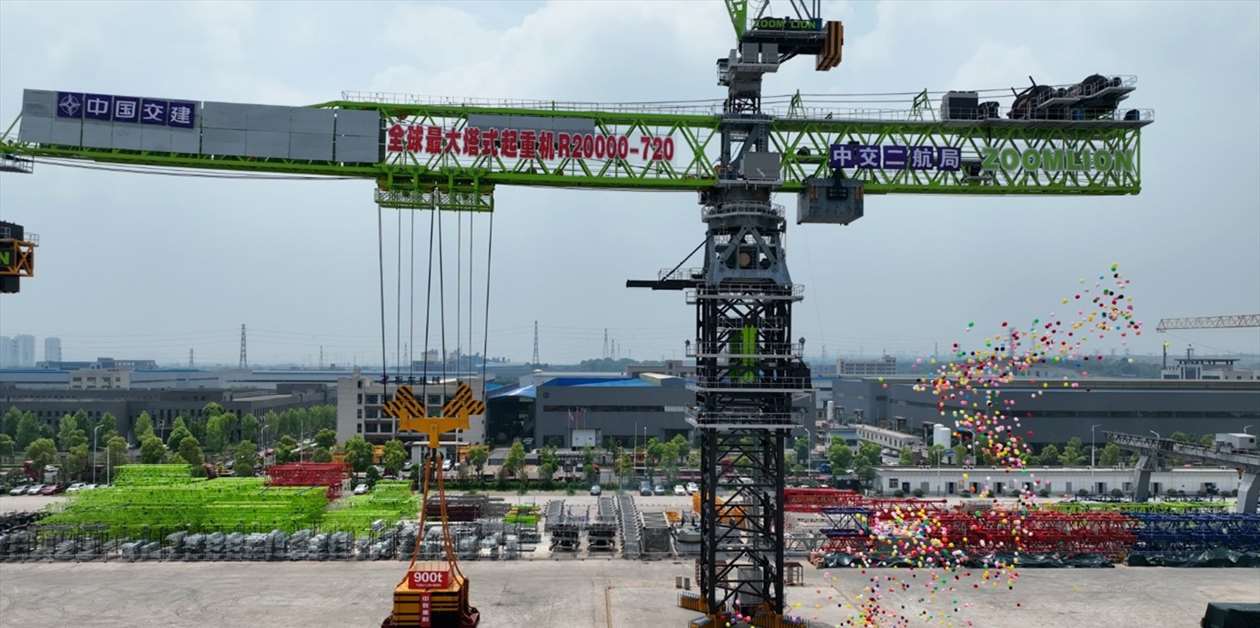 World's latest largest and strongest tower crane launched in