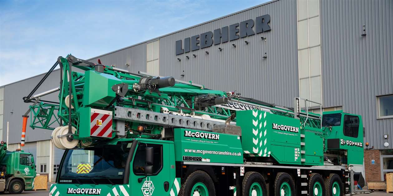 Grue Liebherr MK 140 PLUS – Miniature WSI 1/50, Neuve