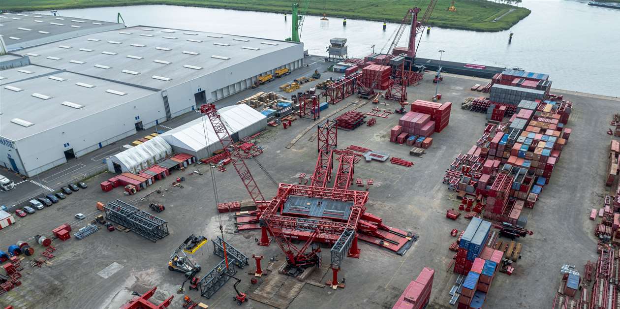 MOC Mammoet SK6000 Grue 7983 Pièces, Avec Motorisation, Neuf, ZITIANYOUBUILD