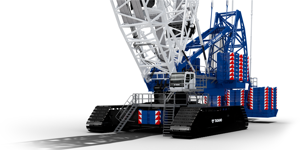 Tadano launches 1,250 tonne capacity crawler crane - Crane