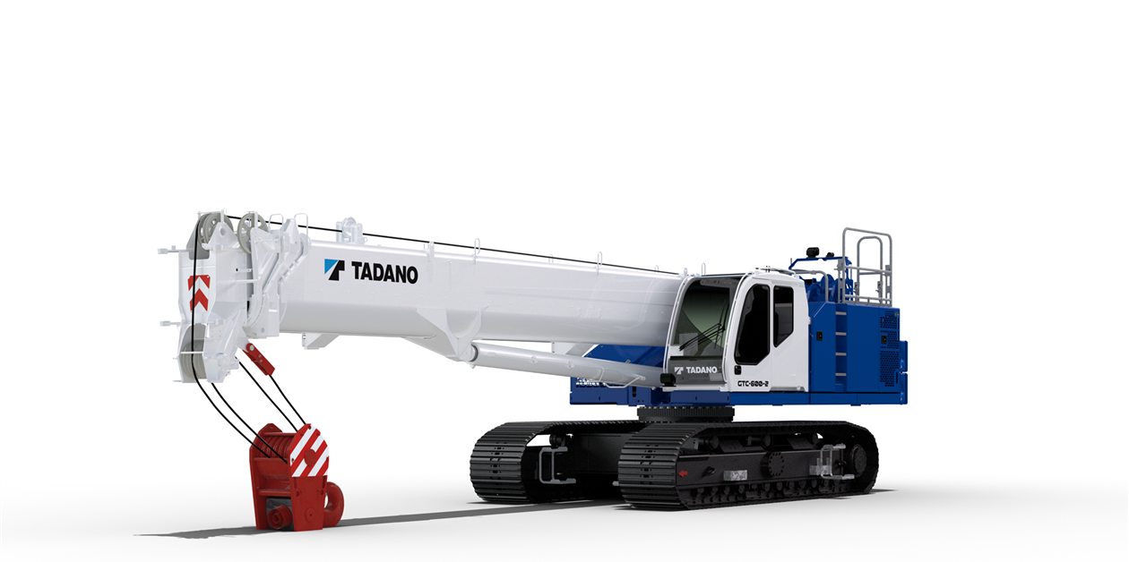Tadano unveils GTC-600-2 telescopic boom crawler crane - Crane