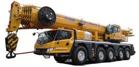 Yellow XCMG XCA130E all terrain crane for sale in Europe
