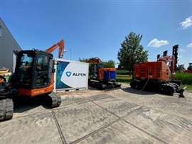 A Hitachi está trabalhando com a empresa holandesa Alfens para desenvolver unidades móveis de armazenamento de energia.