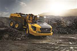 Le camion-benne géant A60H de Volvo
