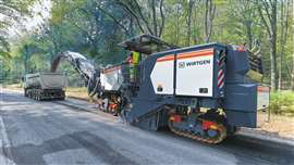 La fraiseuse à froid W 220 XFi de Wirtgen