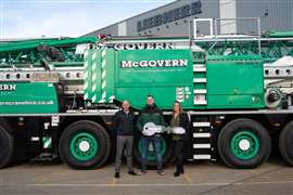 Liebherr GB and McGovern handover