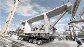 Scheuerle Power Hoss modules heading for the launcher