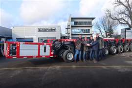 Handing over PST/ES-E axle lines at the Goldhofer factory in Germany