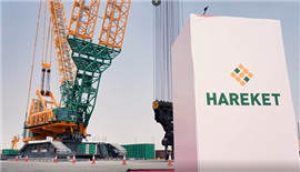 Hareket's new Sany SCE22000A crawler crane