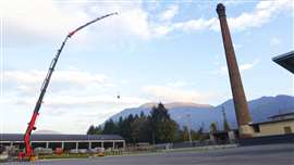 Italian manufacturer Fassi has launched its biggest crane to date, the F2350RL-HXP TECHNO truck crane fassi