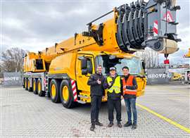 JE IL in Korea has taken delivery of a Grove GMK5250XL-1 all terrain crane to aid in the construction of a new semiconductor plant in South Korea