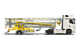 Manitowoc Potain Igo M 24-19 self erecting tower crane