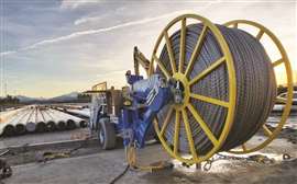 Rotrex is working on two major wind farm projects in Taiwan using fibre ropes