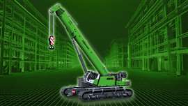 Sennebogen 6203 E telescopic boom crawler crane