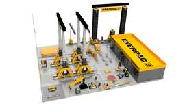 Layout of Enerpac stand at Bauma 2025