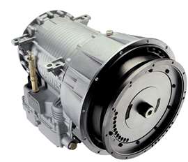 The Allison 3500 SP automatic transmission with torque converter is used in the Tadano AC 45 City class crane