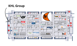 Image showing KHL Group's stand location at Bauma 2025 - Hall B5, Stand 401.