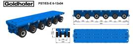 Goldhofer PST/ES-E (315) self propelled modular transporter