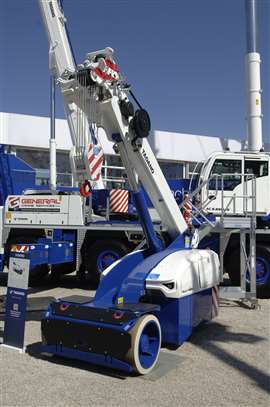 Tadano Valla pick and carry industrial crane in the new Tadano colours