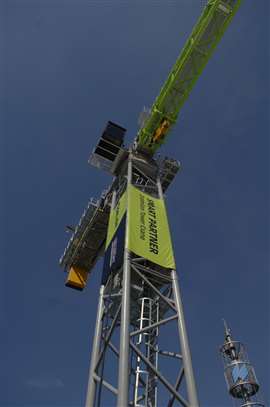 Zoomlion R800-40 flat top tower crane