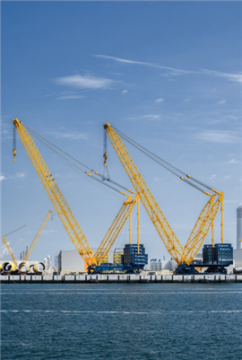 Sarens SGC-170 all electric super heavy lift ring crane