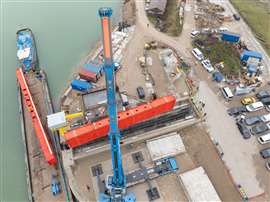 Liebherr de 650 toneladas em ação