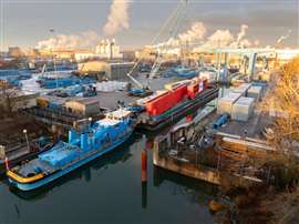 Liebherr de 650 toneladas em ação