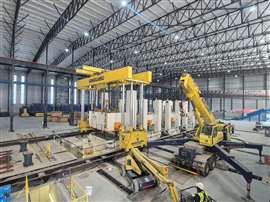 Vanguard working for VSL Manufacturing at the new Isuzu production plant