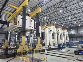 Vanguard's Lift Systems gantry set up.