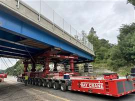 Bay Crane em ação