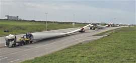 Each turbine required 13 abnormal loads