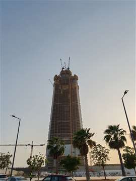 The Jeddah Tower under construction in Saudi Arabia was designed by Adrian Smith + Gordon Gill Architecture, the same firm responsible for the Burj Khalifa