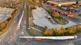 Nooteboom Super Wing Carriers used by Collett