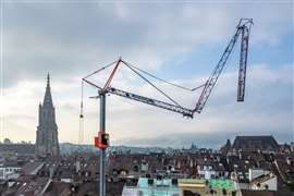 Novo modelo de guindaste de construção dobrável móvel Liebherr MK 120-5.1E