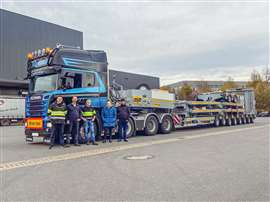 Karlan’s Båt & Specialtransport con su nuevo Faymonville CombiMax