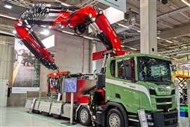 Fassi F1750R.2.9 HXP Techno with nine extensions