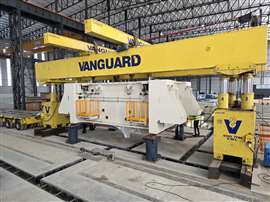 Vanguard's EZ-600 gantry lifting system made by Riggers Manufacturing at work in South Africa