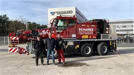 Collecting the new City class fleet addition for Schares from Tadano in Lauf