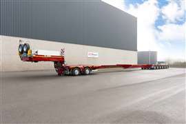 Max Trailer Max810 configured with two axle front bogie