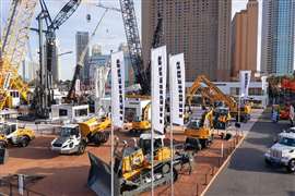 Máquinas Liebherr en Conexpo (Imagen cortesía de Liebherr)