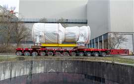 Die Montage der CCGT-Module erfolgte just-in-time.
