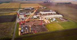 Crowland Cranes' location near Peterborough