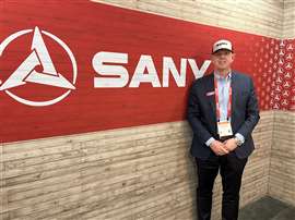 David Nicoll, CEO da Sany America (Imagem: Neil Gerrard/KHL Group)