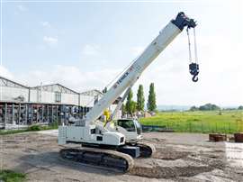 Terex TTC 70 Teleskopraupenkran, Ausleger oben