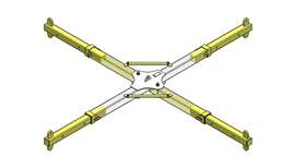 drawoing of a Boscaro X-type lifting beam