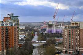 Proyecto de grúa torre Wolff en Leeds, Reino Unido.
