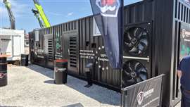 Armorum Potentia V 2000 gen set on show at Hillhead